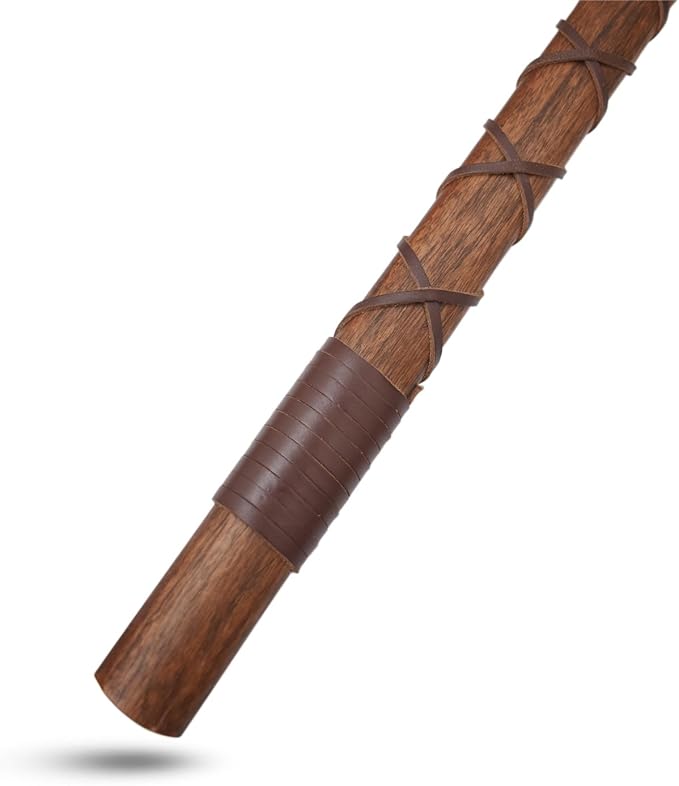 Medieval Warrior Traditional Viking Hand-Axe — Hand-Forged Style Bearded Blade with Leather Cross-Strap Grip