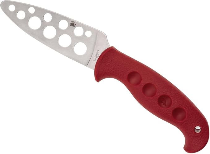 Spyderco Temperance Trainer Fixed Blade Knife with 4.4 420J2 Steel Blade and FRN Handle - EDC Knife for Men and Women Perfect for Hunting Tactical Camping Survival Hiking - PlainEdge - FB05TRD