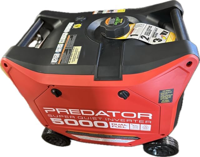 GCD Fits PREDATOR 5000 Watt Generator Cover Custom Fitted Fits the 5000 Watt Inverter Black