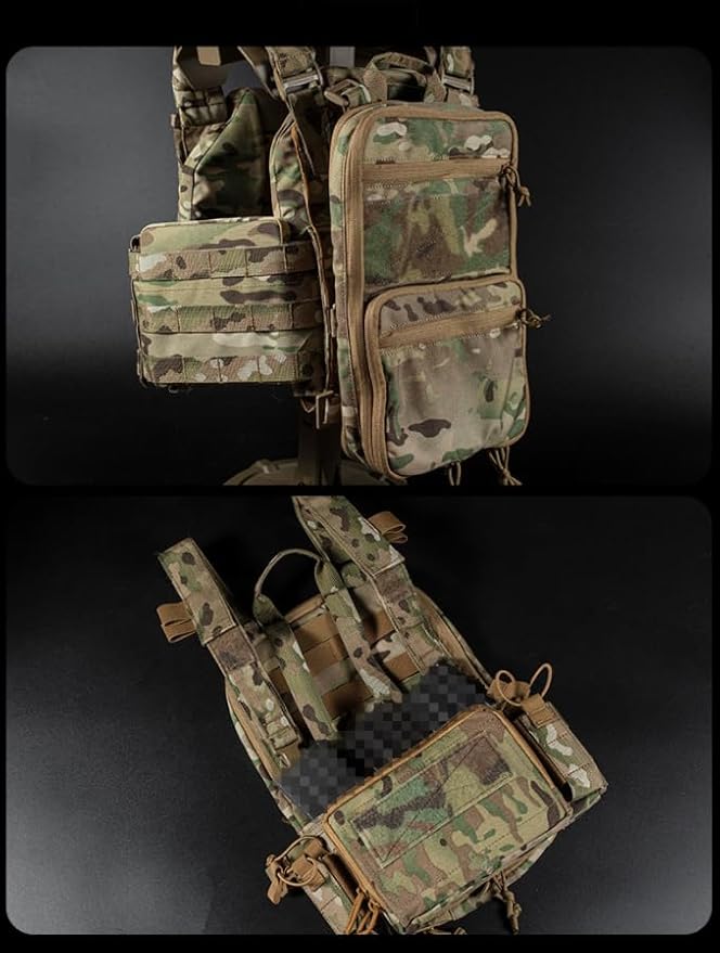 Flatpack Tactical Backpack Army 3 Day Pack MOLLE Utility Rucksack Travel Bag