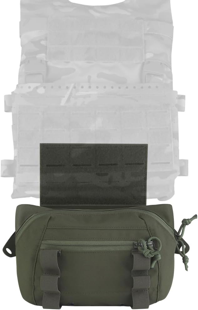 Tactical Drop Pouch Fanny PackUtility EDC Large Multi-Purpose Waist Bags for Tactial Vest Chest Rig