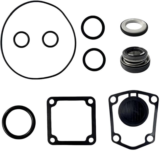 10PCS Gasket Seal Flapper Washer O-Ring Mechanical Seal Repair Kit For Predator 2 in. 212cc Semi-Trash Water Pump 63405 56160 For Pacific HydroStar 2 IN 212cc 61986 68375 69774 Water Pump