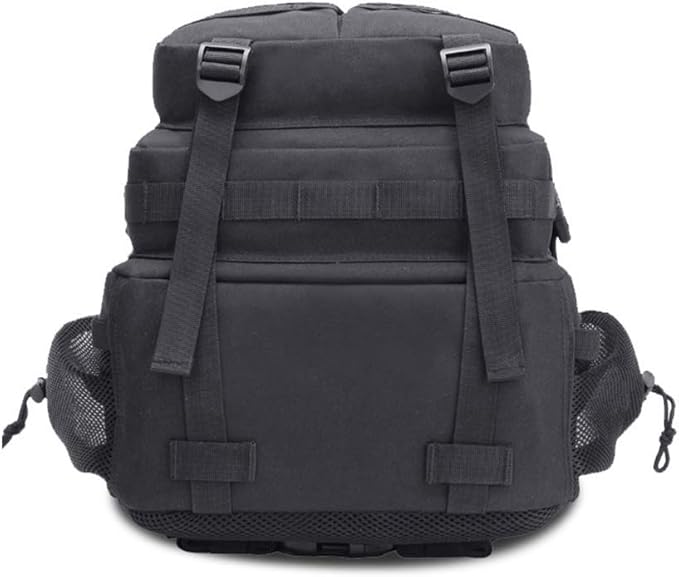 Outdoor Sports Pack Hiking Bag Tactical Rucksack Camo Knapsack Combat Camouflage Tactical 45L Molle Backpack - Tan