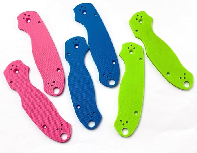 1 Pair G10 Scales Handle Fits for C223 Para 3 Custom Handle Patch DIY Replacement(Black)