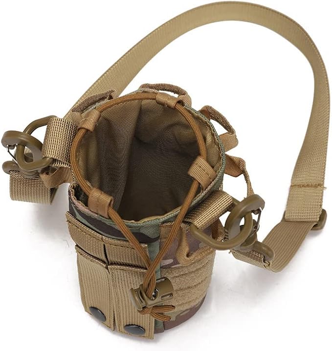 Outdoor Sports Hiking Bag Tactical Assault Combat Camouflage Tactical Molle Pack Water Bottle Pouch
