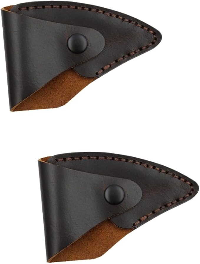 Yardwe 2pcs Replacement Hatchet Cover Portable Protective Case Foraxes Outdoor Gear Leather Sleeve Scratch Decorative Cover for Outdoor Activities