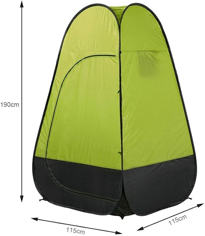 Easy to Assemble HWZP Portable Collapsible Shower Tent Designed Waterproof Fabric Suitable for Three Seasons Outdoor Tent Blue
