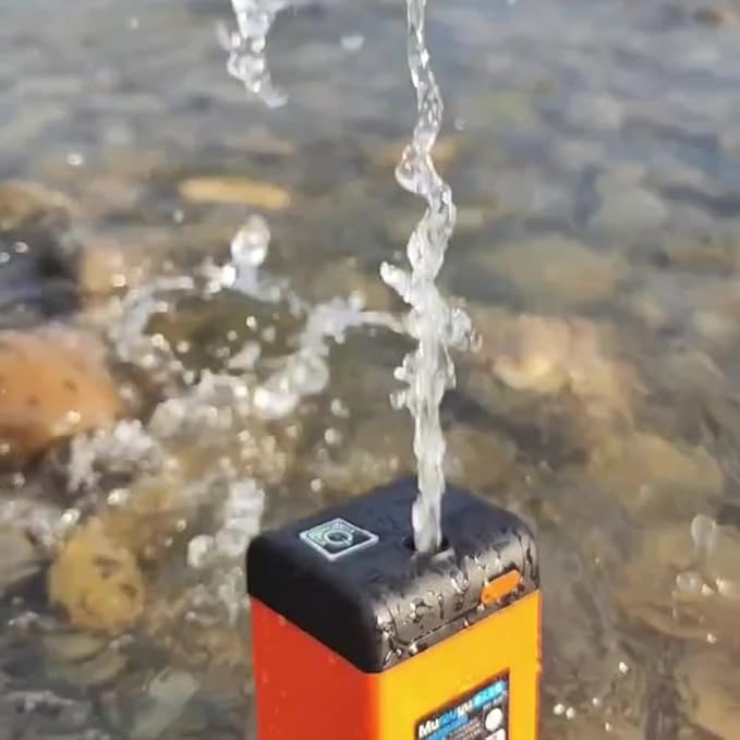 ACAGALA Outdoor Camping Shower Pump with Intelligent Digital Display Electric Portable Camping Shower