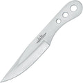 Gil Hibben Professional Throwing Knife Set – Three Piece Set One Piece Stainless Steel Construction Genuine Leather Sheath – Perfect Set for Beginner Knife Throwers - 6 1/8” Overall Each