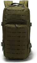 Military Tactical Backpack Large Army 3 Day Assault Pack Molle Bag Backpacks (Military Green)
