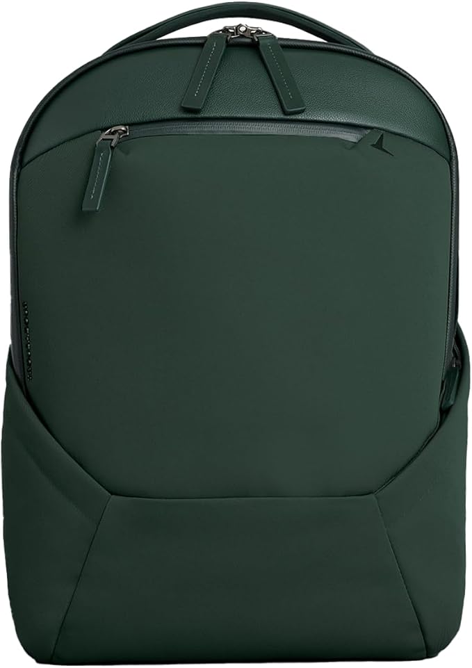 Troubadour Apex 4.0-22L Premium Laptop Backpack - Ergonomic &amp Water Resistant - Designed for Work and Travel - Obsidian Green