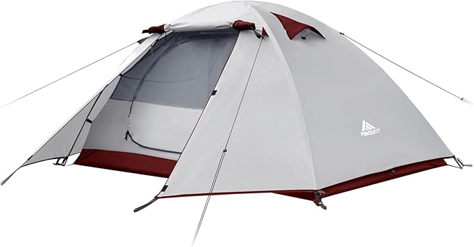 Forceatt Camping Tent 2/3/4 Person Professional Waterproof &amp Windproof Lightweight Backpacking Tent Suitable for OutdoorHikingCamping Mountaineering and Travel