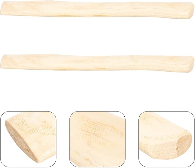 Wood Replacement Handle for Camp 8Pcs 14.9 Inch Hatchet Handle Replacement Hickory Hatchet Handle Replacement 38x4.4cm
