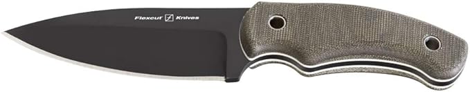 FLEXCUT Hawthorne Knife Collection Nomad - OD Green Canvas Micarta w/White Liner
