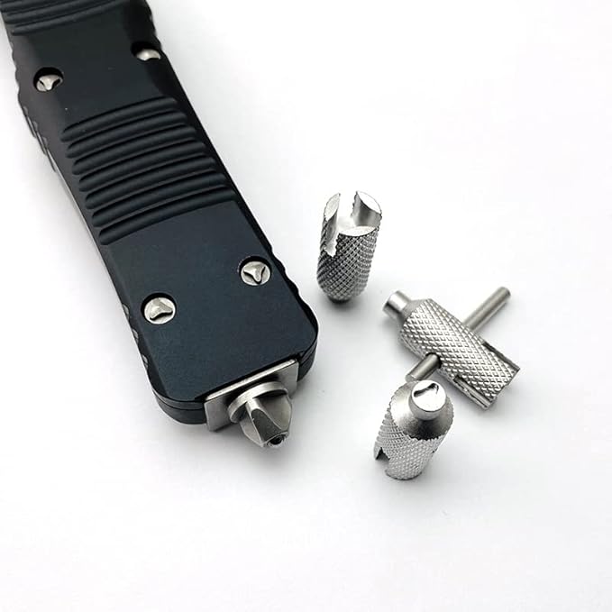 2-piece Set Handle Screw Removal Tools Fits for Microtech Combat Troodon Steel Disassembly Tool Set DIY Accessory