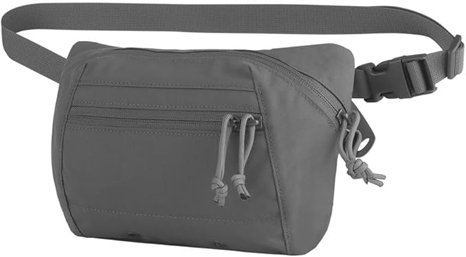 Tactical Outdoor Waist Pack Durable Fabric Crossbody Bag for Hunting Essentials Team Storage(G)