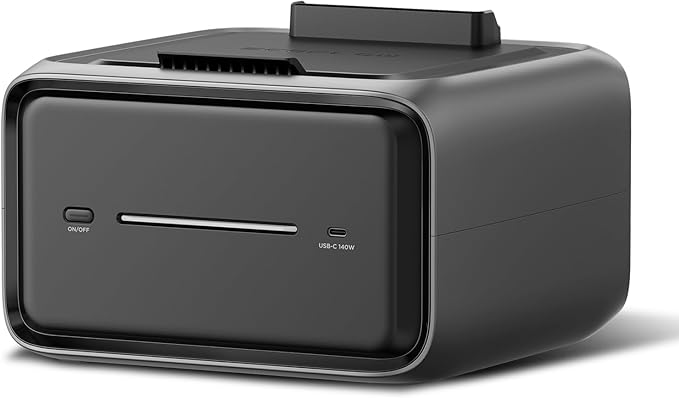 EF ECOFLOW River 3 Plus Portable Power Station Extra Battery EB600 572Wh Expansion LiFePO4 (LFP) Battery with 10-Year Lifespan Built-in 140W USB-C Port for Charging/Discharging Use Independently