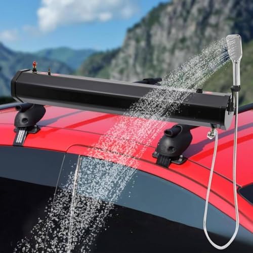 Portable Pressurized Camping Shower - 18L/20L/30L Water Tank Handheld Showerhead for Outdoor Activities Ideal for Hiking Road Trips and Beach Fun - 5.28 Gal Capacity