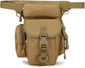 Multi-Purpose Tactical Drop Leg Bag Tool Fanny Thigh Pack Leg Rig Military Motorcycle Camera Utility Pouch Outdoor Bike CyclingBeige