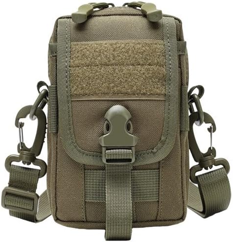 Outdoor Sports Airsoft Gear Molle Hiking Pack Accessory Camouflage Kit Pouch Tactical Small Bag - Green
