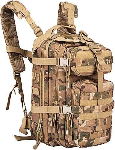 Tactical Backpack Tactical Backpack for Men Military Backpack for Bug Out Bag Supplies Army Bag Hiking Backpacks Heavy Duty Backpack Laptop Moelle Webbing 70 Liters Camouflage