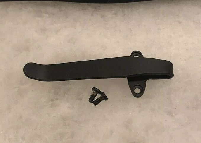 Matte Black Titanium Deep Carry Pocket Clip For Benchmade Casbah 4400 Knife