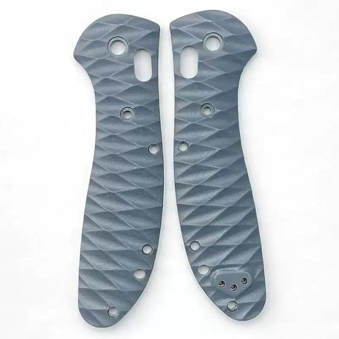 1 Pair G10 Scales Fits for Griptilian 551 CNC Handle Patch Blank DIY Replacement with 3 Sets Screws