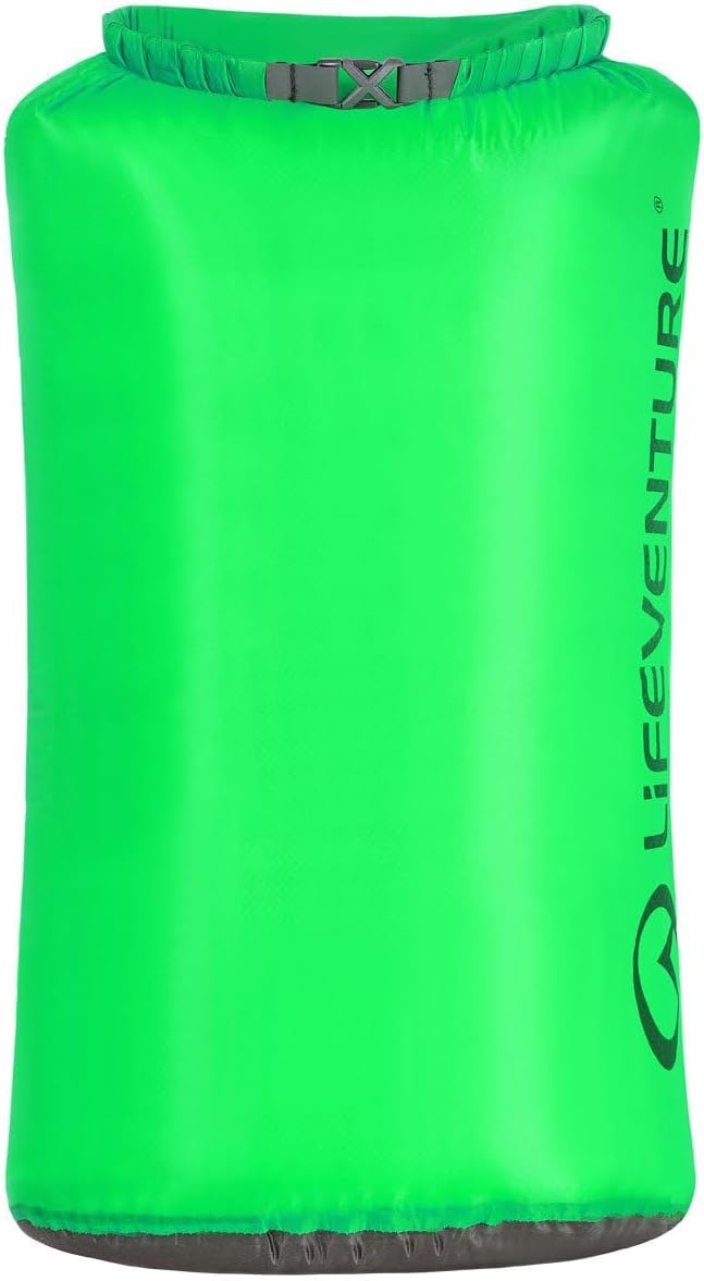 Lifeventure Ultralight Dry Bag Siliconized Rip-Stop Fabric with Fully Taped Seams Lightweight Waterproof Dry Sack for Kayaking Camping Hiking Traveling Boating Water Sports