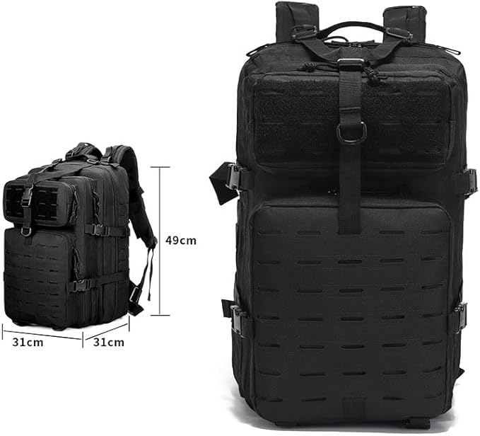 Outdoor Sports Pack Hiking Bag Tactical Rucksack Camo Knapsack Combat Camouflage Tactical Molle Backpack - ACU