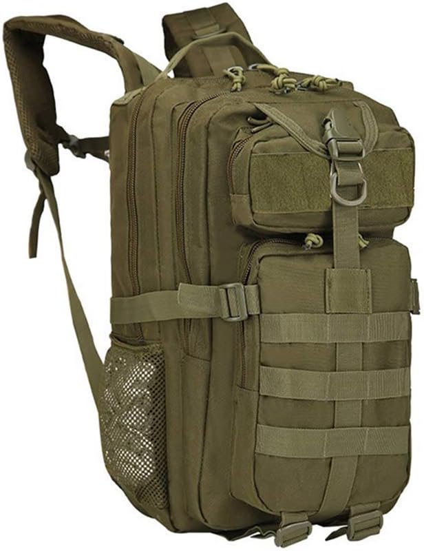 Outdoor Sports Pack Hiking Bag Tactical Rucksack Camo Knapsack Combat Camouflage Tactical Molle Backpack - Green