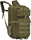Outdoor Sports Pack Hiking Bag Tactical Rucksack Camo Knapsack Combat Camouflage Tactical Molle Backpack - Green