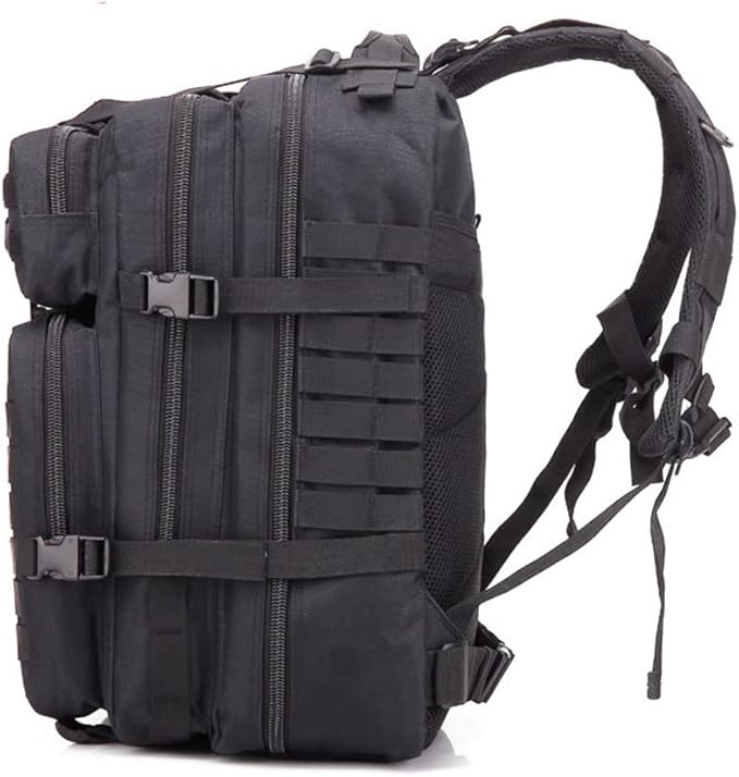Outdoor Sports Pack Hiking Bag Tactical Rucksack Camo Knapsack Combat Camouflage Tactical 45L Molle Backpack
