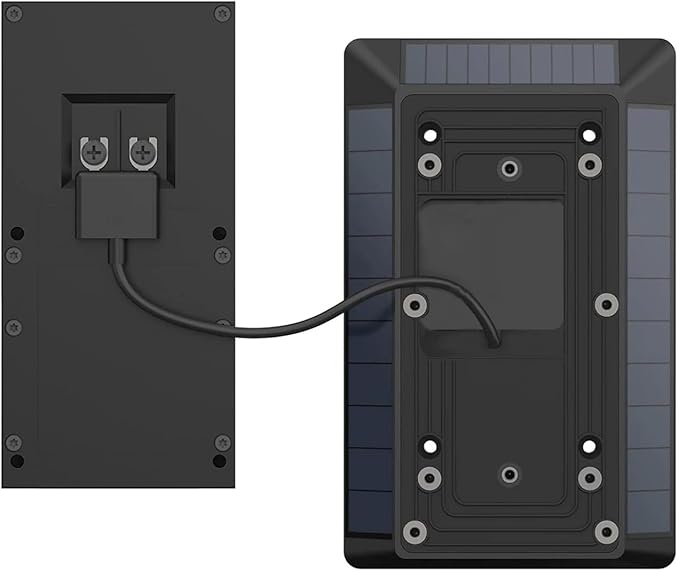 Solar Charger - Compatible with RingVideo Doorbell 3 Video Doorbell 3 Plus Video Doorbell 4 Battery Doorbell Plus Battery Doorbell Pro