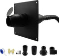 2026 Upgraded Heavy Duty Generator Exhaust Extension Silencer Kit with Insulated Through-Wall Mounting Plate Reduce Noise by 52% and Safe Emission Exhaust Gas- Includes 4 Adapters