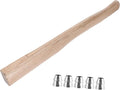 1 Set Wooden Axe Handle Replacement with Durable Wedges Woodworking Tool Skid Grip for Camping and Outdoor Use Sturdy and Easy to Install