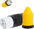 50 AMP Twist Lock Plug Female with Protective Cover LL550C 50 AMP Generator Connector CS6364 Generator Cord Cap 125 Volt//250 Volt Generator Plug