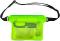 Waterproof Dry Bag 3 Layers High Waterproof Sealing Swimming Bag Large Size Transparent Underwater Dry Protection Bag for Mobile Phone for SwimmingBoating(Green)