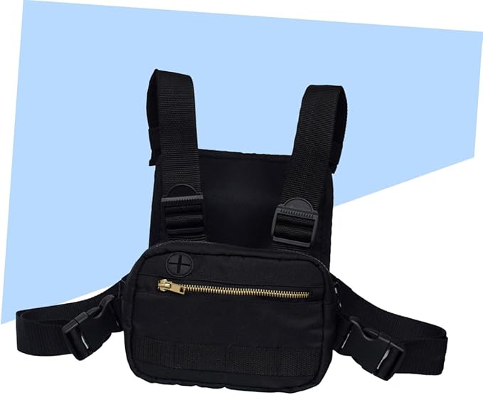 Small Sling Bag Chest Pack Vest Bag Front Pouch for Cell Phones Fashion Vest for Women Outdoor Accessory