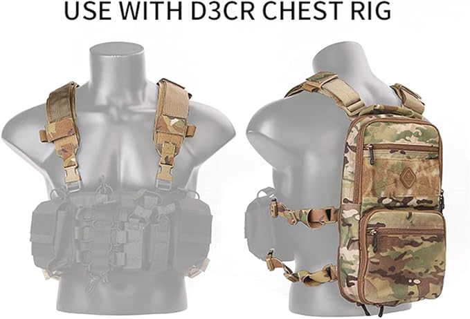 Emersongear Tactical Backpack for Vest for Men Military Army Assault Pack D3 Multi-Purpose Bag 24L