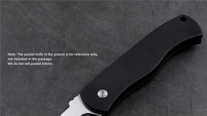1 Pair Scales Handle Fits for Emerson CQC7 Custom Linen Material Handle Patch Replacement