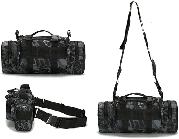 Outdoor Sports Hiking Pack Range Bag Molle Camouflage Tactical Camera Gear Bag - A-TACS FG