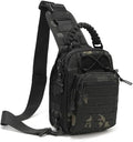 Outdoor Chest Bag Military Tactical Shoulder Bag Sling Backpack Oxford Mountaineering Camping Fishing Hiking Molle Mi