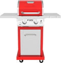Nexgrill Deluxe 2-Burner Gas Grill with 401 SQ In Grate 28000 BTUs Stainless Steel Control Panel &amp Foldable Side Table Propane BBQ Grill for Outdoor Cooking Patios Backyards and More - 720-08