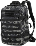 Tactical Backpack Military Molle Hiking 20-35L Assault tactics for mountaineering touring outdoor camouflage black camouflage