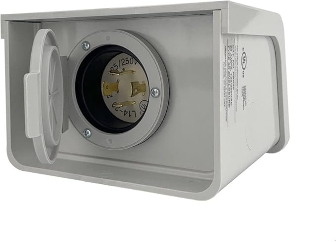 Reliance Controls Corporation PBN20 20 Amp NEMA 3R Power Inlet Box for Generators Up to 5000 Running Watts