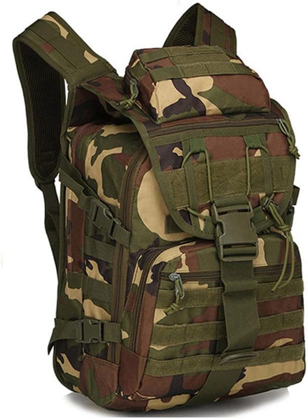 Outdoor Sports Pack Hiking Bag Tactical Rucksack Camo Knapsack Combat Camouflage Tactical Molle X7 35L Backpack