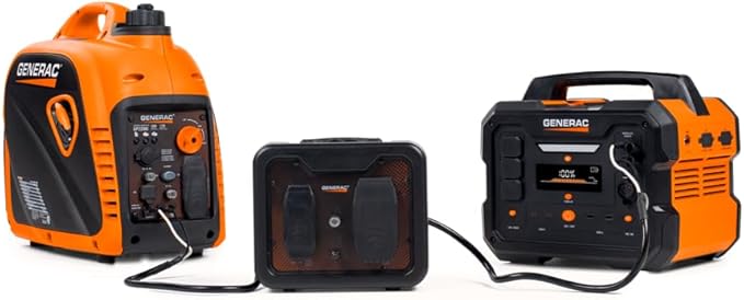 Generac 7118 Parallel Kit for GP2200i and GP2500i Inverter Generators - Double Your Power - Portable and Versatile