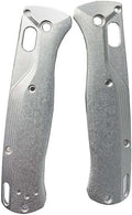 1Pair Scales Handle Fits for Benchmade Bugout 535 CNC Aluminum Alloy Rust Resistant Handle Patch Replacement