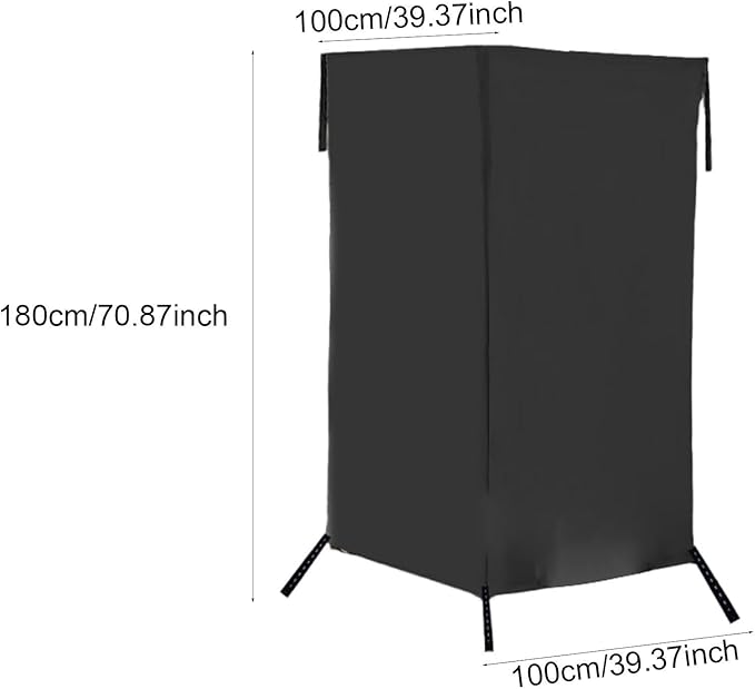 predolo Vehicle Side Shower Tent Durability Privacy Shelter for Hiking Camping RV