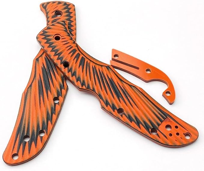1 Set Custom G10 Scales Handle Fits for Endura 4 CNC Handle Patch DIY Making Replacement Accessory